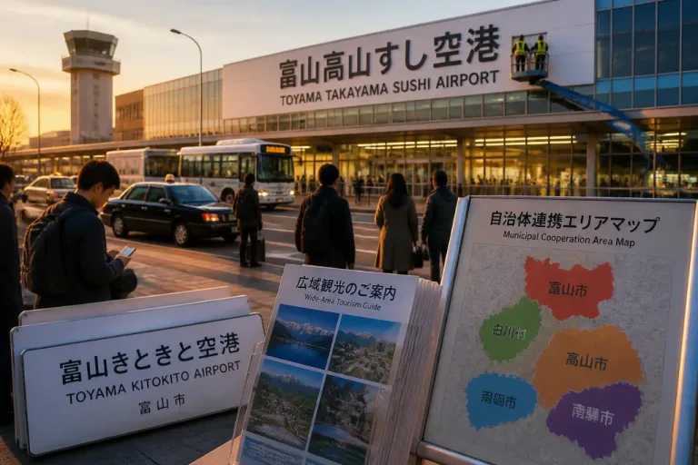 富山空港を「富山高山すし空港」に 観光戦略と地域連携で波紋