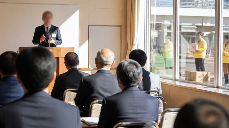 豊橋で地域活動続ける服部氏、倫理法人会モーニングセミナーから始動