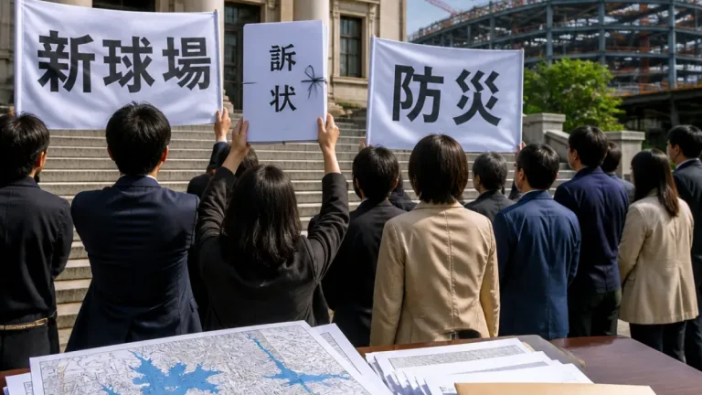 豊橋で市民団体が新球場めぐり市長提訴 防災面の懸念を指摘