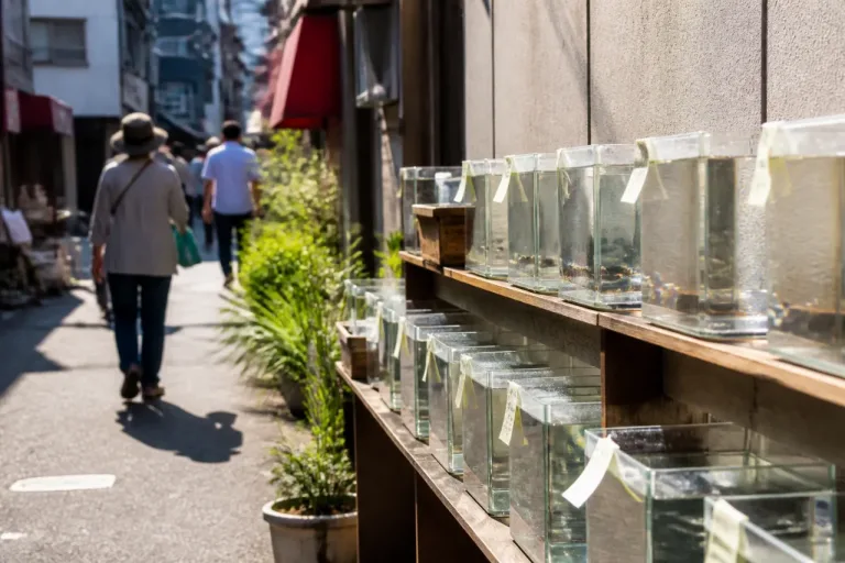 豊中・岡町で見つけた無人のメダカ販売 街なかで買える“夏の楽しみ”