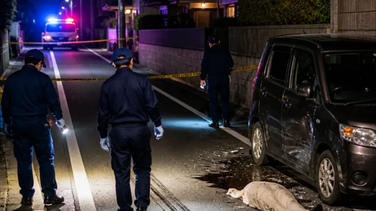 津市で車にはねられ男性死亡、42歳男を逮捕