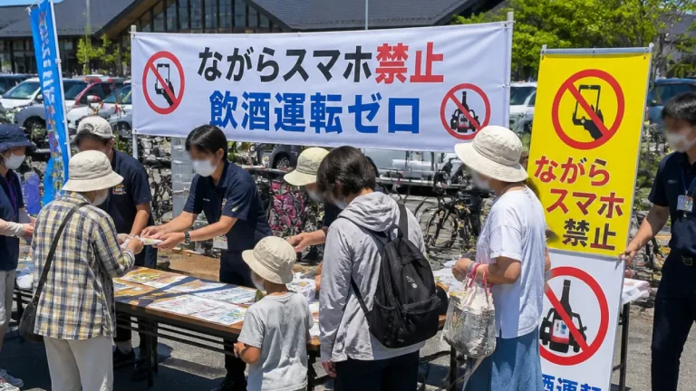 夏の交通安全運動、津で啓発活動始まる