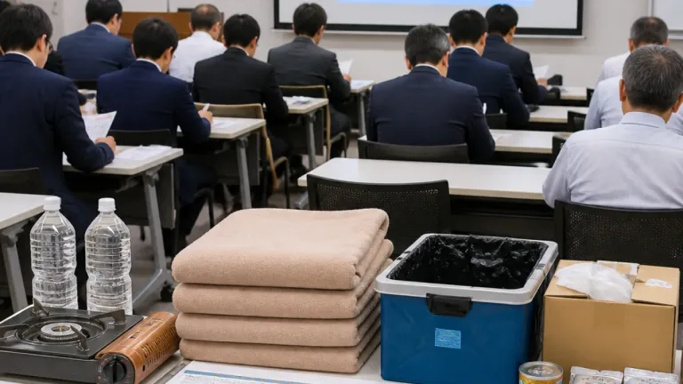 津の衣料店が防災研修 災害時の生活支援力を強化