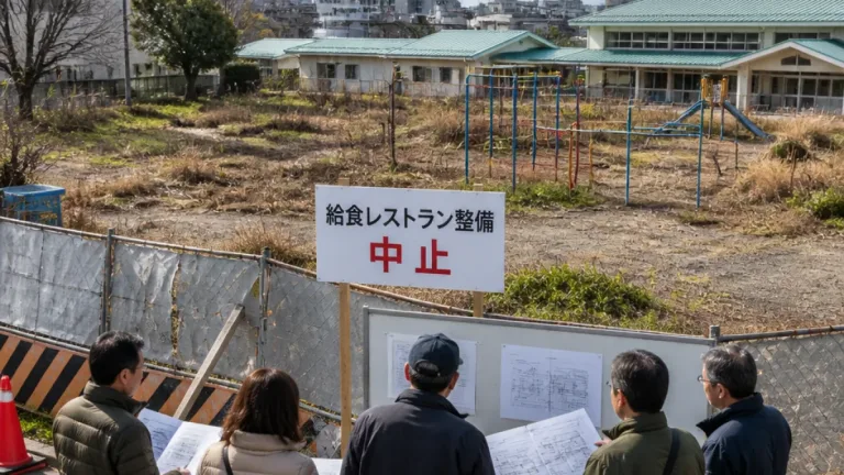 つくば 市、給食レストラン整備を中止 事業の妥当性に疑義