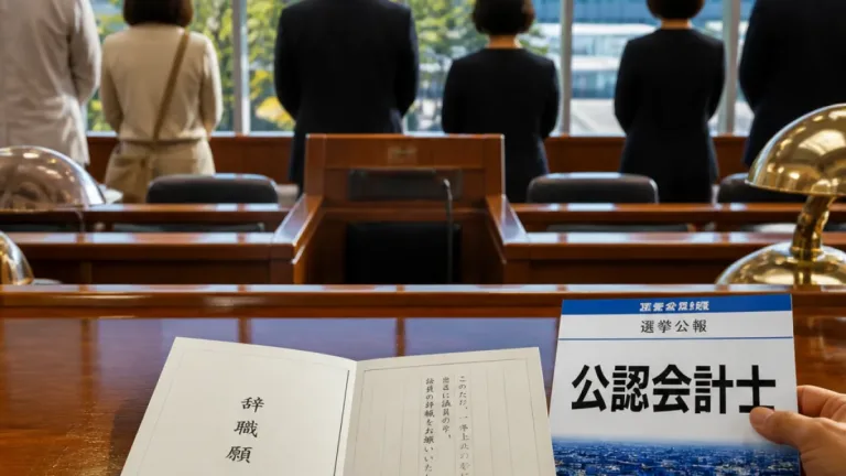 つくばで市議辞職 選挙公報に資格外「公認会計士」と記載