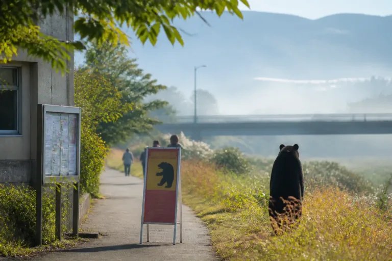 公民館近くでクマ目撃 鶴岡・油戸地域、外出時の注意を呼び掛け