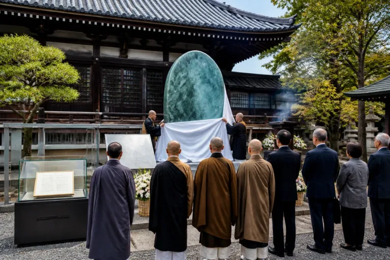 戦没特攻隊員を刻んだ追悼碑、射水・大楽寺で除幕式