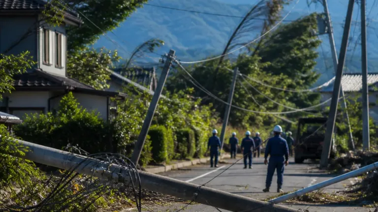台風で停電相次ぐ 群馬でも影響