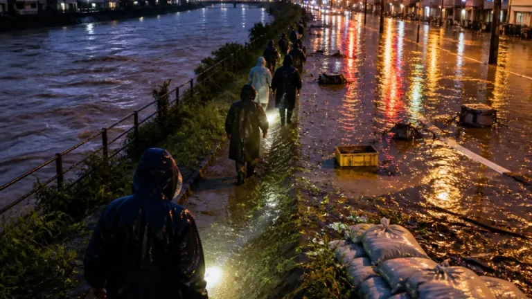 台風15号、12日未明から夜遅くまで局地的豪雨の恐れ 浸水・河川増水に警戒を