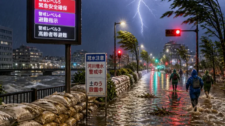 台風15号、11日夕以降に警報級大雨の恐れ 低地浸水や土砂災害に警戒を