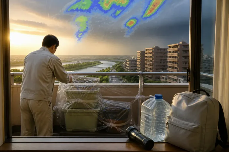 尼崎住民に向けた台風９号最新情報と備えのポイント