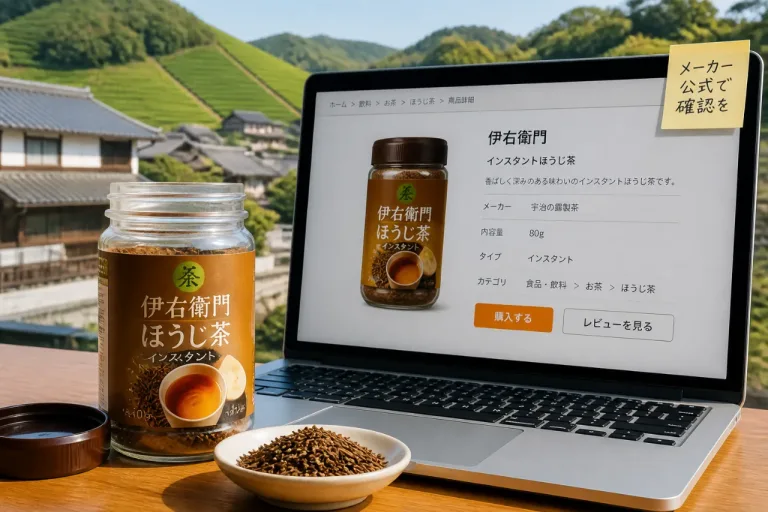宇治の製茶名を冠した「伊右衛門」商品が商品情報サイトに掲載