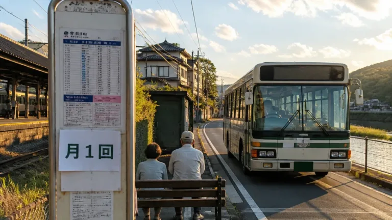 宇治と京都市を毎月１回だけ結ぶ路線バスの実態と住民への影響