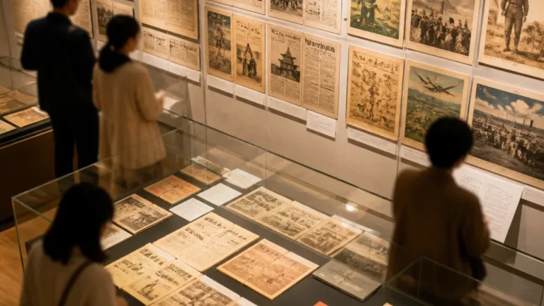 宇治で戦時刊行物を通じ記憶を伝える企画展始まる