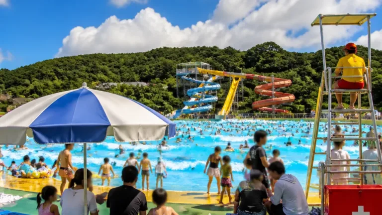 宇治の夏、にぎわう市民プール 避暑と子育ての拠点に