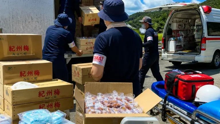 猛暑の被災地へ梅干しと医療 和歌山の支援が始動