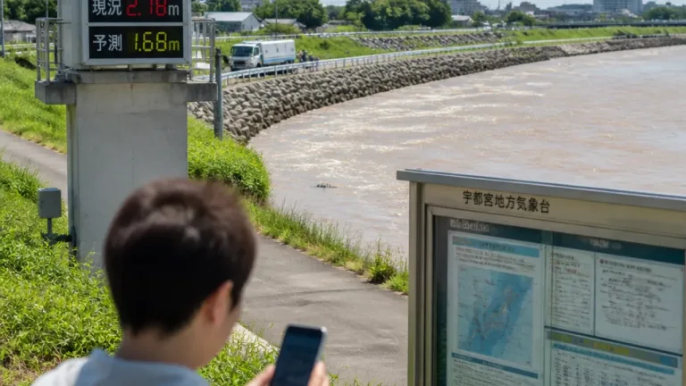 宇都宮地方気象台、指定河川洪水予報で袋川の注意報解除を発表
