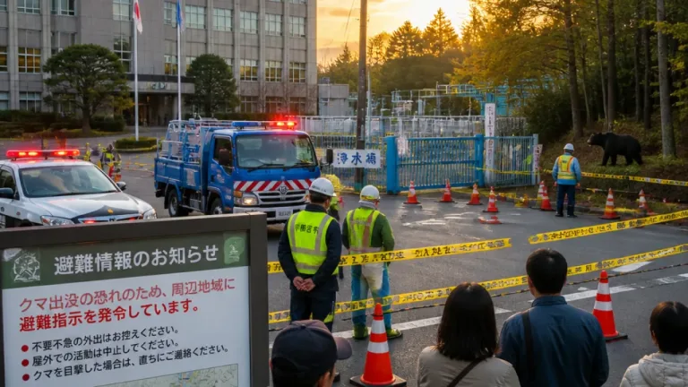 宇都宮で緊急銃猟の実地訓練 市街地クマ出没を受け手順確認