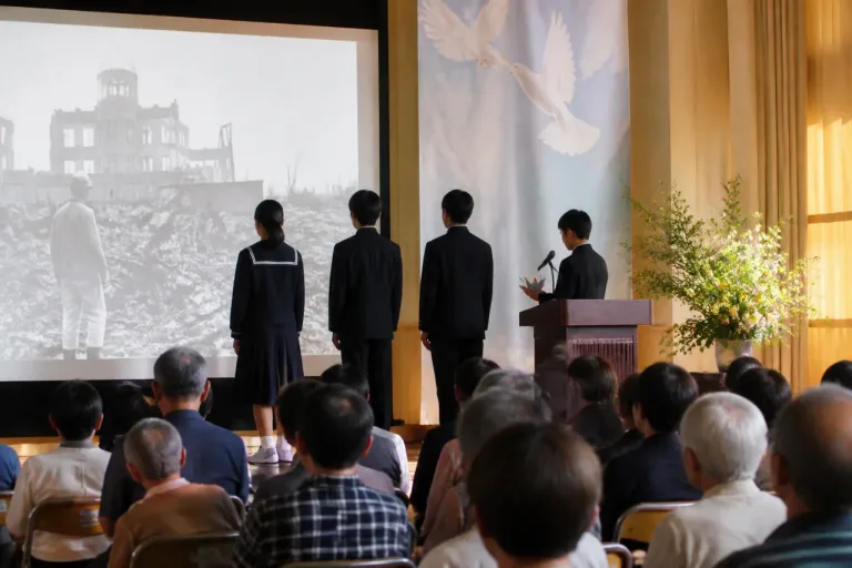 宇都宮で「平和のつどい」 広島派遣の中学生が決意表明