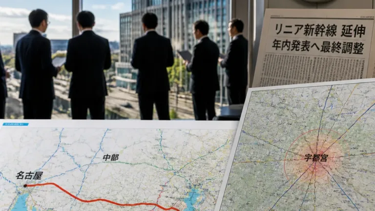 宇都宮に波及する可能性──リニア開業時期、年内表明へ