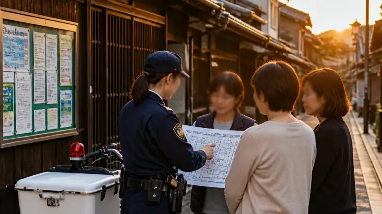 地元に戻り地域を見守る女性巡査長の決意