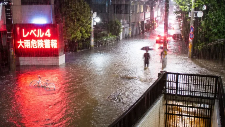 都心で非常に激しい雨 板橋区にレベル4警報発表