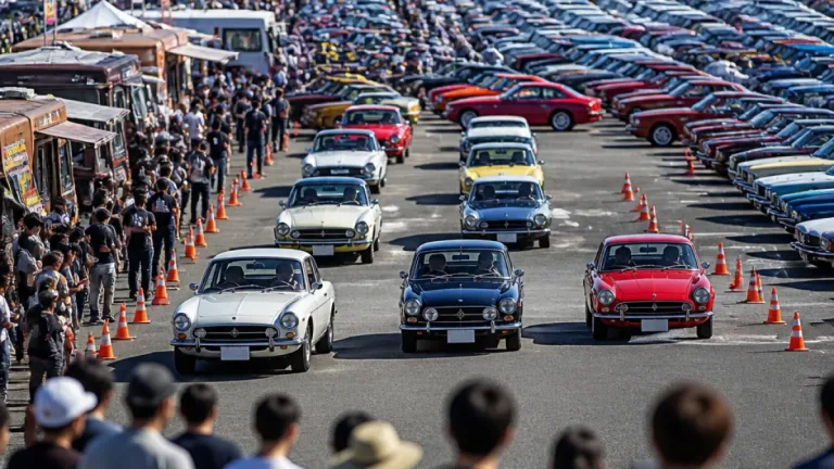 豊橋に200台集結、旧車祭りが地域に定着