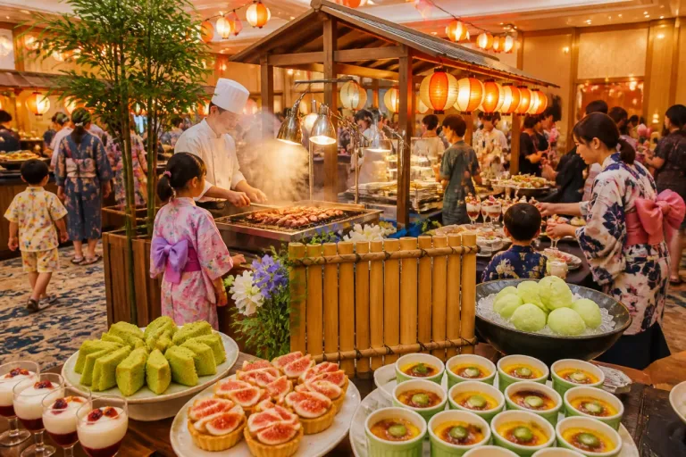 尼崎のホテルでお盆限定「夏祭りビュッフェ」 地元食材のスイーツも提供