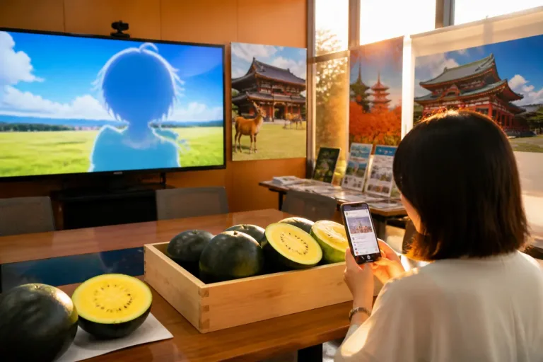 VTuber「奈々鹿」が県産新品種スイカを賞品にSNSプレゼント企画を展開