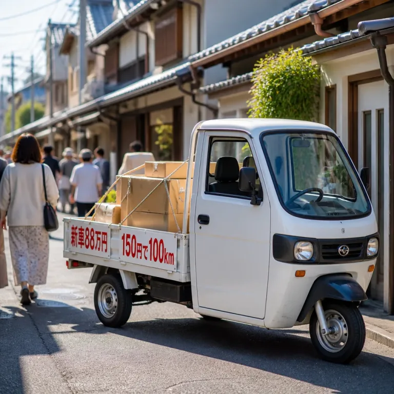 新車88万円の三輪トライク「ビベルトラック」が示す軽寸モビリティの可能性