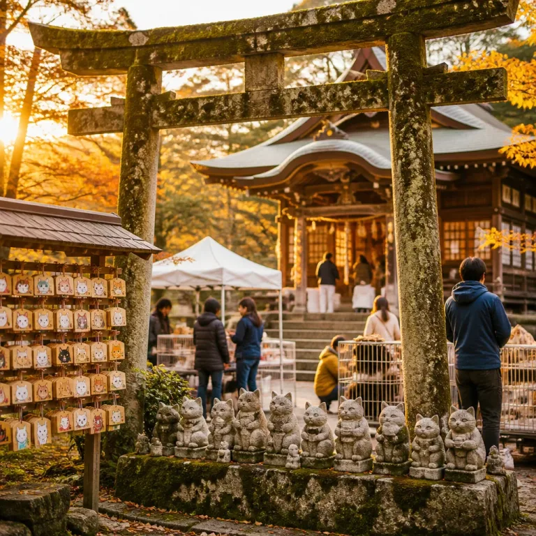1200年の古社が「ネコ神社」に 縁結びと保護猫をつなぐ新たな取り組み