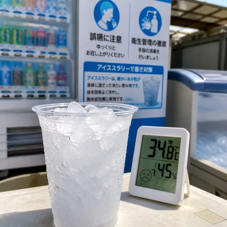“飲める氷”が注目 暑さ対策としての効果と仕組みを検証