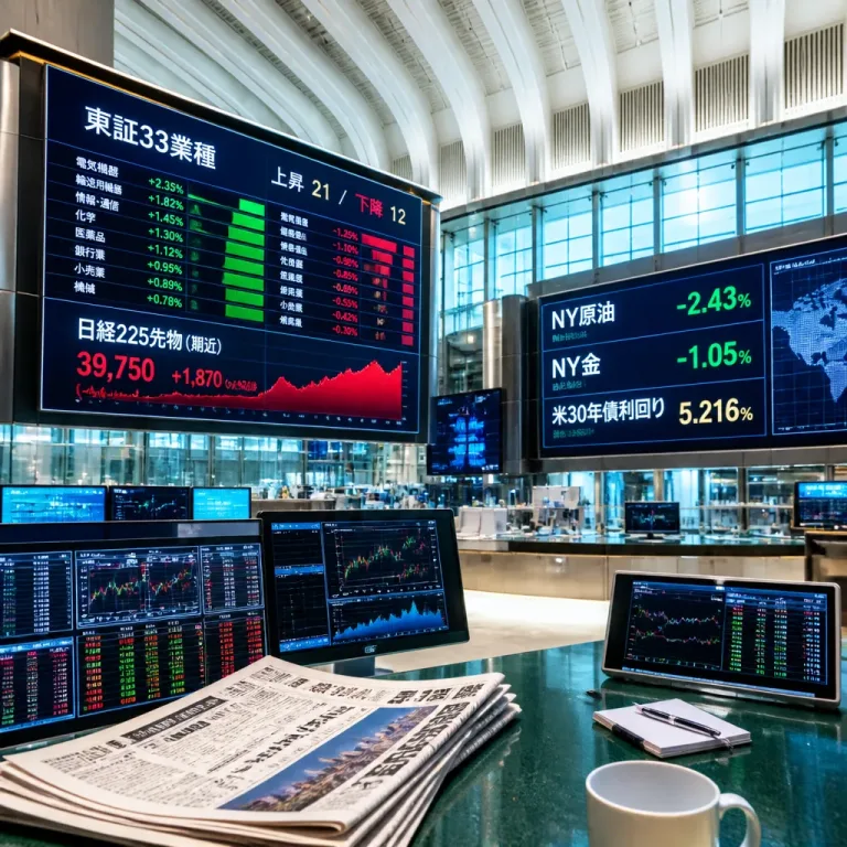 原油安と債券動揺が突く日本市場、日経は業種で明暗