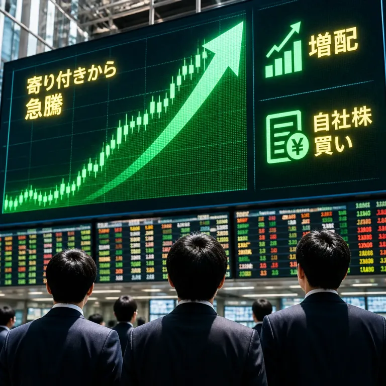 決算や自社株買いで市場に波紋 注目銘柄の寄り付き動向