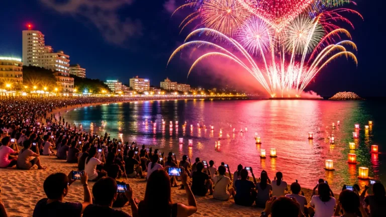 和歌山・白浜で「メッセージ花火」始まる 夏の夜に想いを乗せて