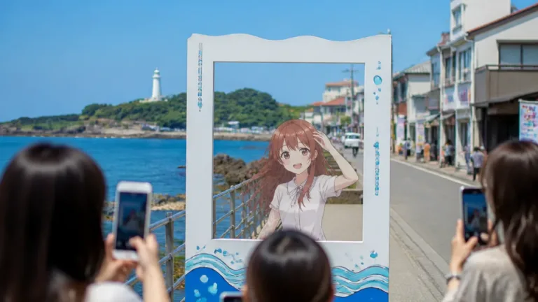 人気アニメと連携したARフォトスポット、県内4カ所で観光誘客ねらう