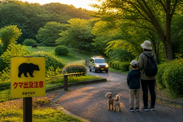 山形・南陽市で公園内のクマ目撃、市民に注意呼び掛け