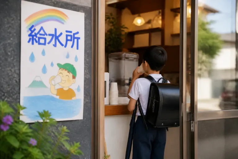 山形のラーメン店が子ども向け給水所を継続、梅雨の熱中症対策に貢献