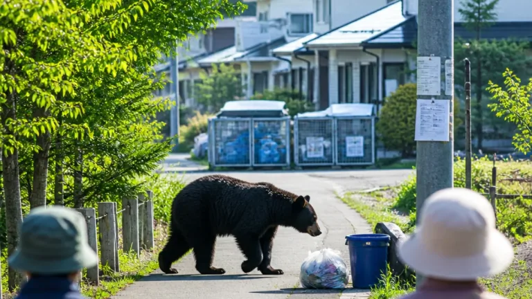 山形・酒田で住宅地にクマ出没、早朝の目撃相次ぐ