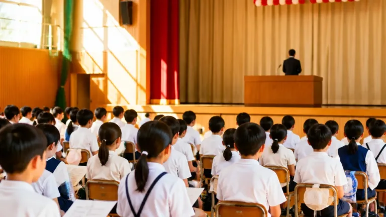 山形の小学校で一斉に終業式 夏休み始まり児童ら期待と注意喚起