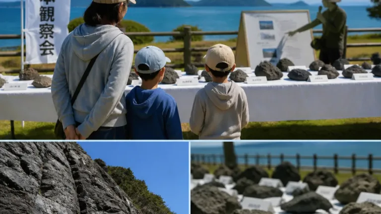 山口市で阿蘇超巨大噴火の痕跡を観察 親子で学ぶ地質講座の意義