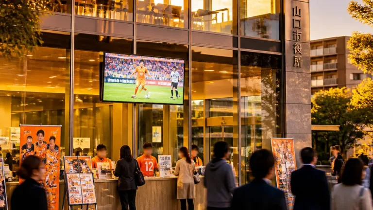 山口市が「応援ウィーク」実施 職員ユニでレノファ後押し