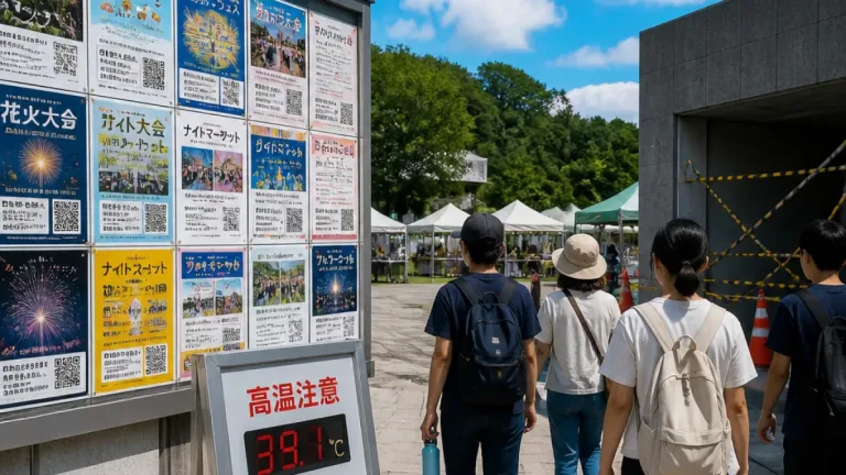 県内の当日イベントと暮らしに影響する情報を一覧