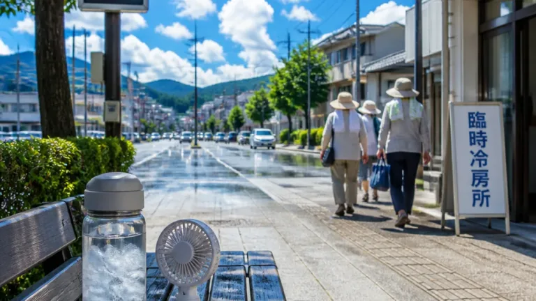 体温超えの暑さ続く 山口県内、熱中症対策を最優先に