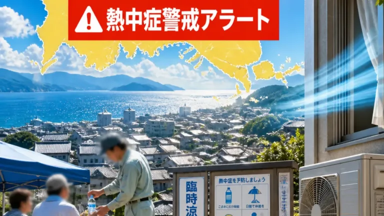 県内全域に熱中症警戒アラート発表、家庭と屋外での対策を徹底へ