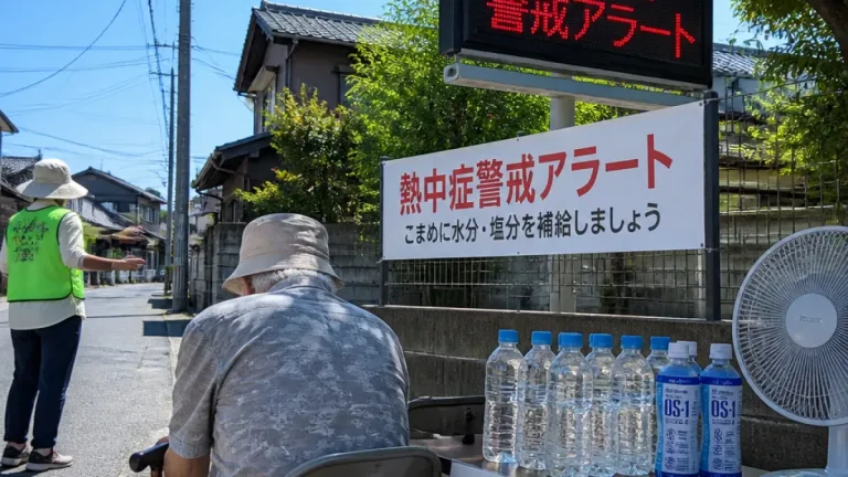 山口県に熱中症警戒アラート 外出自粛と予防徹底を