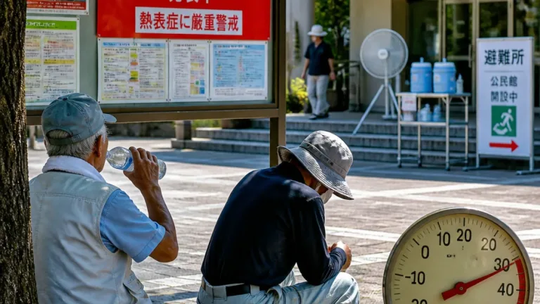 連日の猛暑で山口県に熱中症警戒アラート 外出自粛と高齢者・屋外作業者への注意呼びかけ