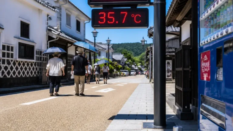 山口県に熱中症警戒アラート、屋外活動の制限を