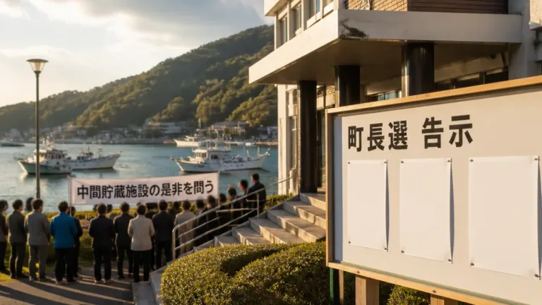 山口・上関町長選に海洋冒険家が出馬表明、核燃料貯蔵が争点に