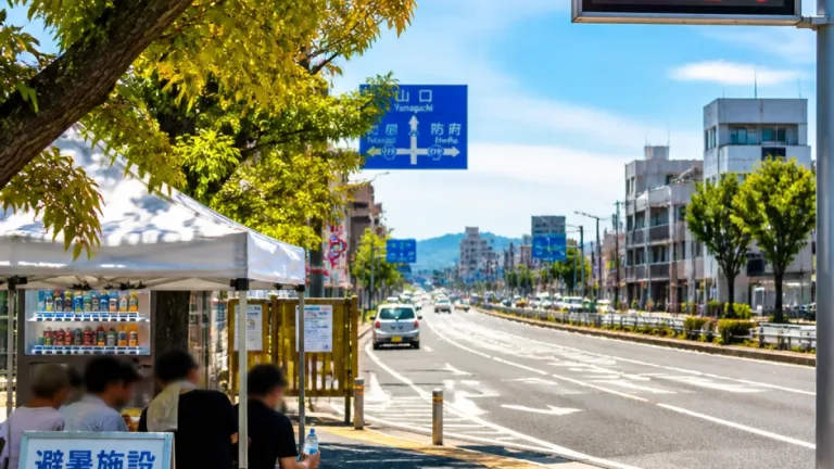 山口県、尋常でない猛暑が継続 県内の40度接近に備えを